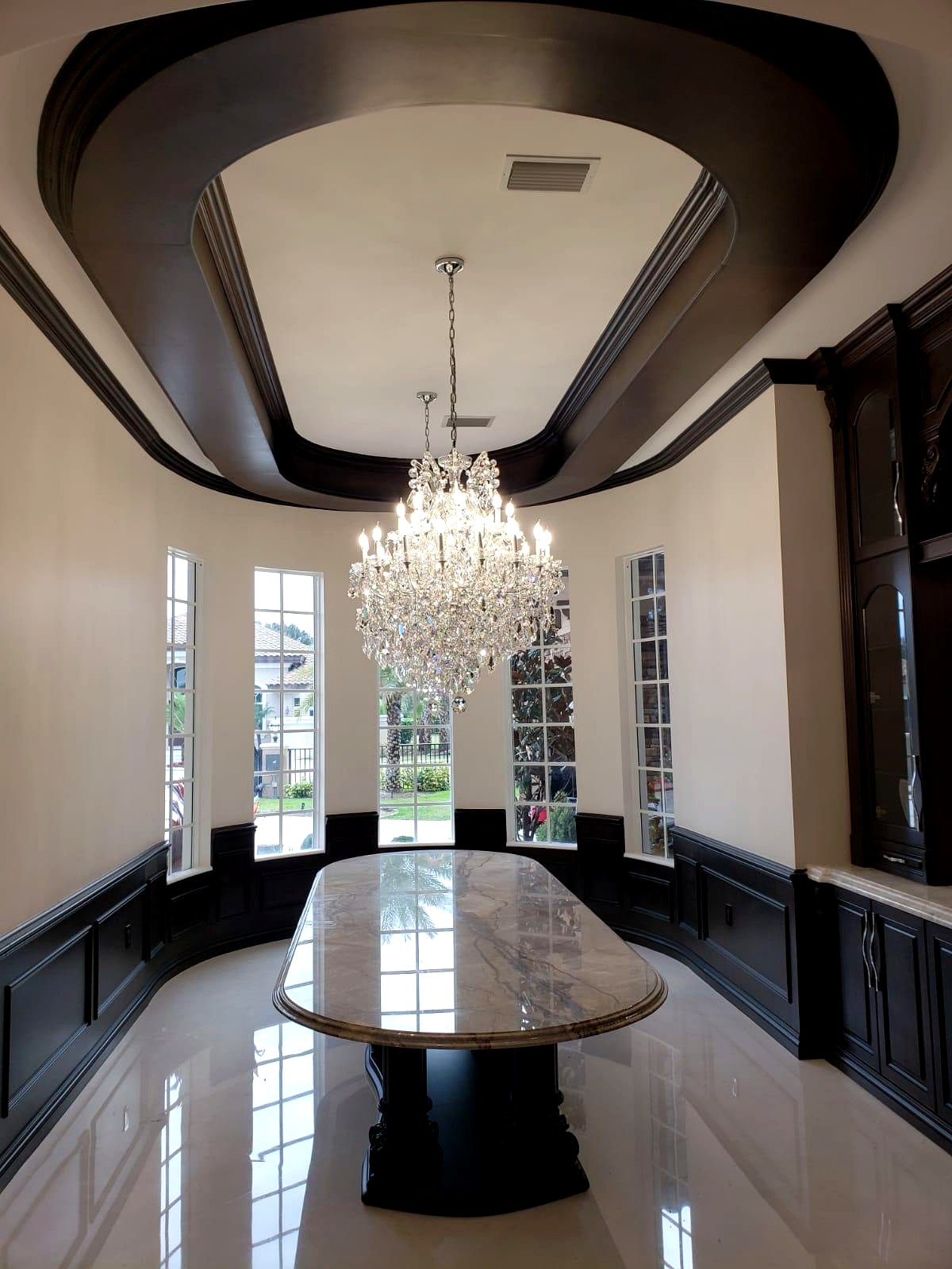 Custom foyer renovation