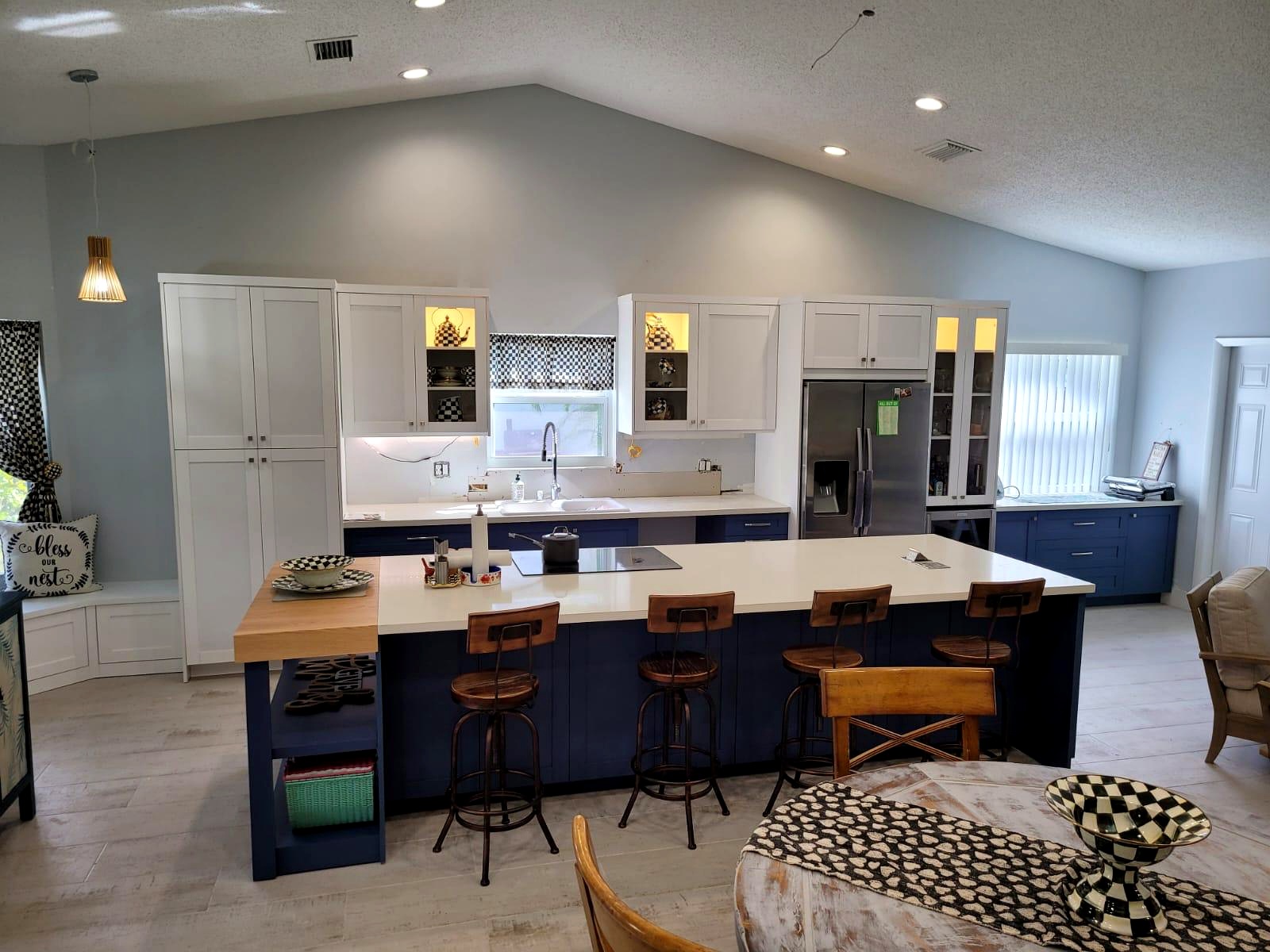 Kitchen remodeling process